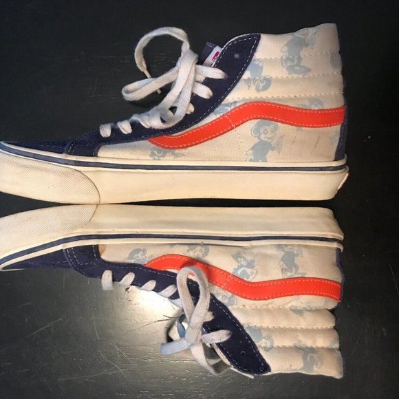 Taka Hayashi x Vans Vault Spring 2014 SK8 Monkey Hi Tops Eclipse Size 8.5 Mens - Picture 3 of 6